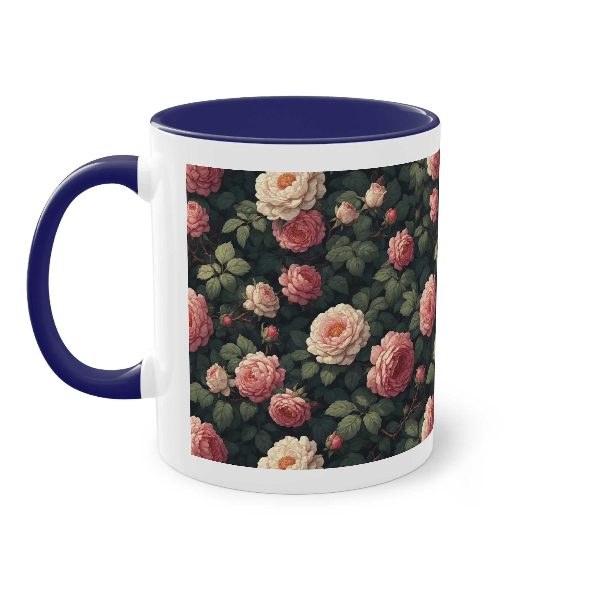 Mug Vintage 33 cl – Roses Victoriennes Foncé | FlowR - FlowR
