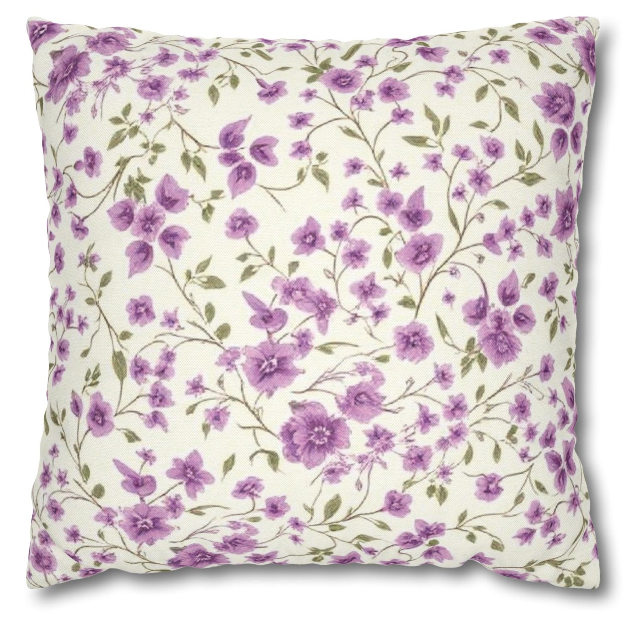 Oreiller Décoration Chambre - Millefleurs Couleur Lavande - FlowR